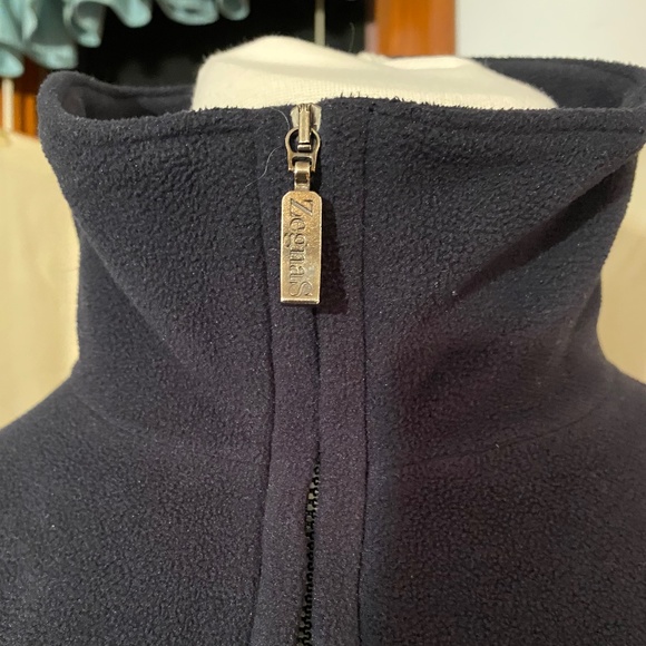 ZEGNA Men’s Black Lightweight Fleece Sz XL - Picture 2 of 8